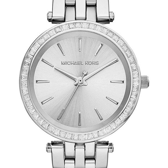 MK Darci Three-Hand Watch with Glitz Accent 33m - Picture 1 of 4